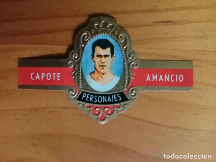 Vitolas de colecci&oacute;n: VITOLA CAPOTE - COLECCI&Oacute;N: PERSONAJES - AMANCIO - SERIE A - N&Uacute;MERO 21