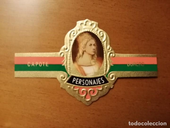 Vitolas de colecci&oacute;n: VITOLA CAPOTE - COLECCI&Oacute;N: PERSONAJES: DURERO - SERIE E - N&Uacute;MERO 9