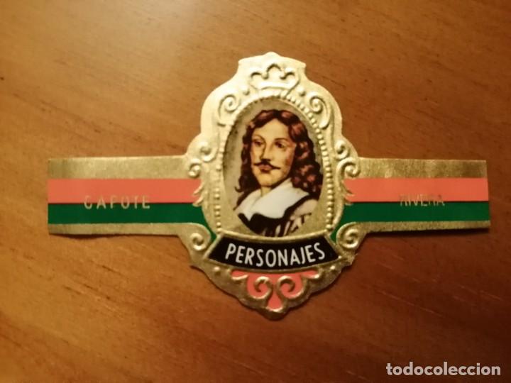 Vitolas de colecci&oacute;n: VITOLA CAPOTE - COLECCI&Oacute;N: PERSONAJES: RIVERA - SERIE E - N&Uacute;MERO 18