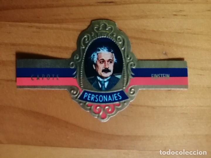 Vitolas de colecci&oacute;n: VITOLA CAPOTE - COLECCI&Oacute;N: PERSONAJES: EINSTEIN - SERIE B - N&Uacute;MERO 1