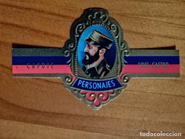 Vitolas de colecci&oacute;n: VITOLA CAPOTE - COLECCI&Oacute;N: PERSONAJES: FIDEL CASTRO - SERIE B - N&Uacute;MERO 11