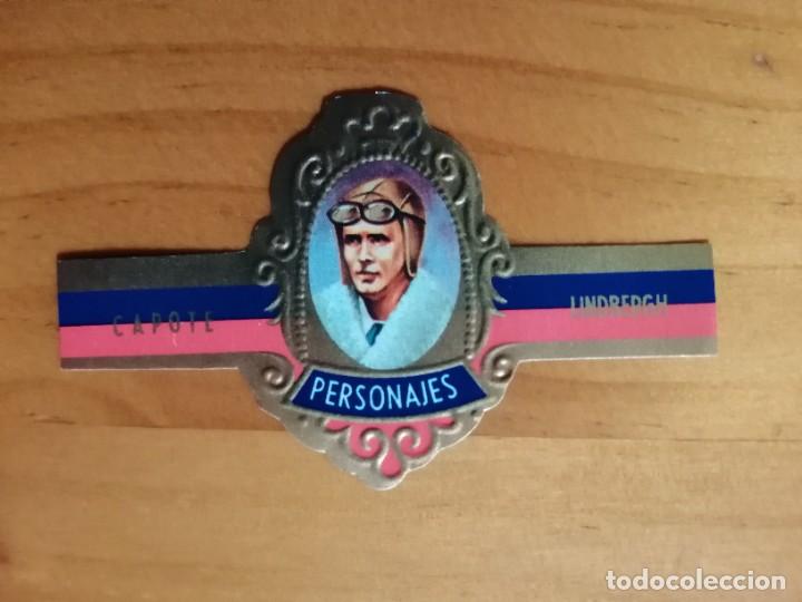 Vitolas de colecci&oacute;n: VITOLA CAPOTE - COLECCI&Oacute;N: PERSONAJES: LINDBERGH - SERIE B - N&Uacute;MERO 14