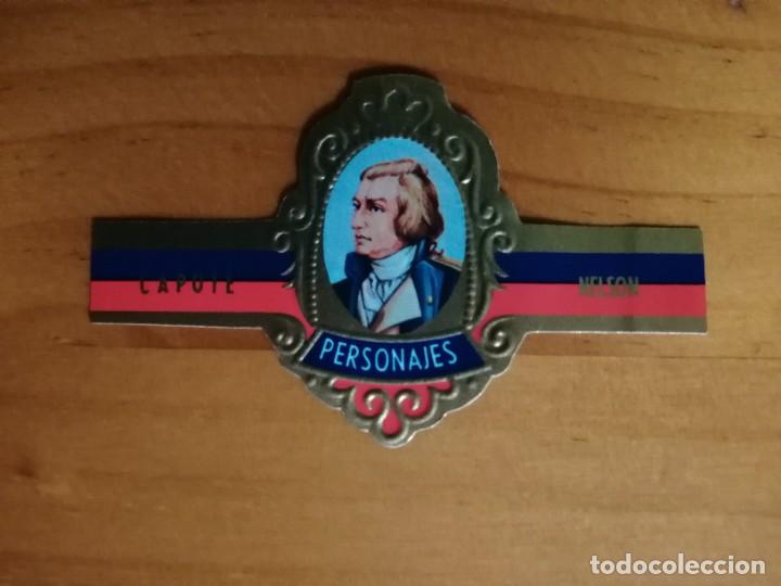 Vitolas de colecci&oacute;n: VITOLA CAPOTE - COLECCI&Oacute;N: PERSONAJES: NELSON - SERIE B - N&Uacute;MERO 16