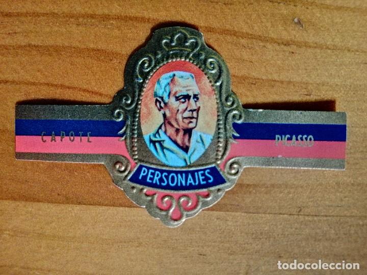 Vitolas de colecci&oacute;n: VITOLA CAPOTE - COLECCI&Oacute;N: PERSONAJES: PICASSO - SERIE B - N&Uacute;MERO 21