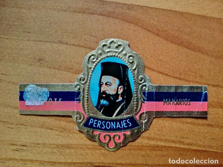 Vitolas de colecci&oacute;n: VITOLA CAPOTE - COLECCI&Oacute;N: PERSONAJES: MAKARIOS - SERIE B - N&Uacute;MERO 24