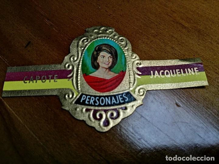Vitolas de colecci&oacute;n: VITOLA CAPOTE - COLECCI&Oacute;N: PERSONAJES: JACQUELINE - SERIE D - N&Uacute;MERO 3