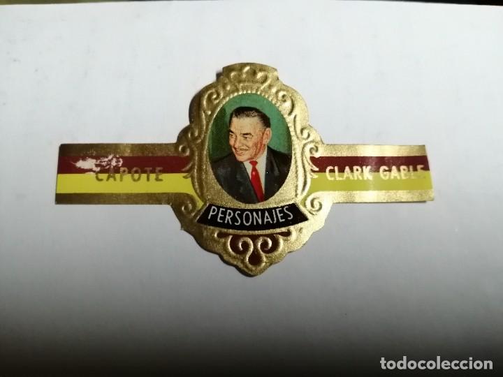 Vitolas de colecci&oacute;n: VITOLA CAPOTE - COLECCI&Oacute;N: PERSONAJES: CLARK GABLE - SERIE D - N&Uacute;MERO 10