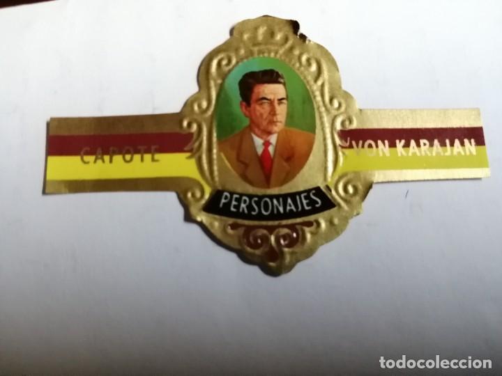 Vitolas de colecci&oacute;n: VITOLA CAPOTE - COLECCI&Oacute;N: PERSONAJES: VON KARAJAN - SERIE D - N&Uacute;MERO 15