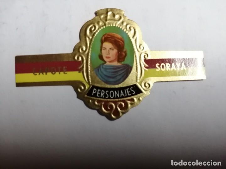 Vitolas de colecci&oacute;n: VITOLA CAPOTE - COLECCI&Oacute;N: PERSONAJES: SORAYA - SERIE D - N&Uacute;MERO 21