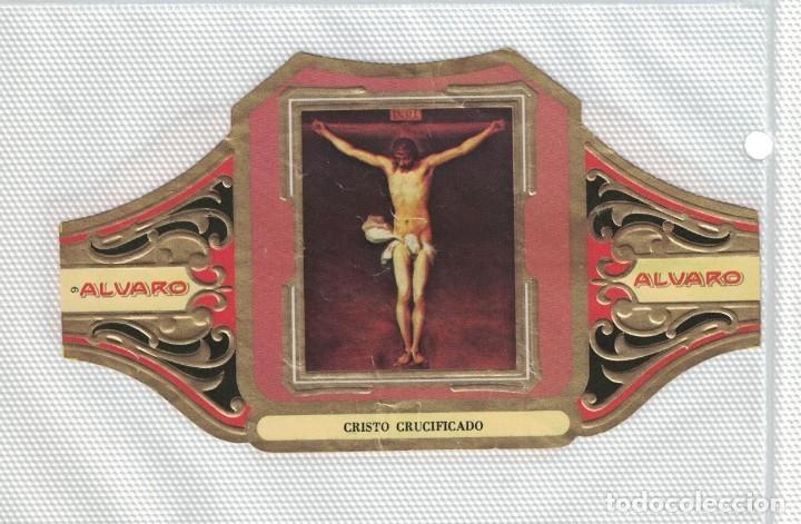 Bagues de cigare de collection: (XV-020) - Vitolas - Alvaro - Cuadros pintores espa&ntilde;oles N&ordm; 9 - CRISTO CRUCIFICADO - ALONSO CANO