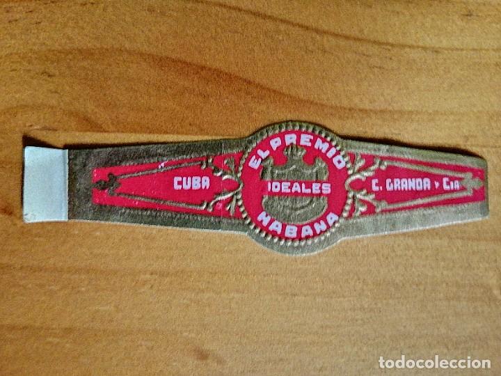 Vitolas de colecci&oacute;n: VITOLA - EL PREMIO, IDEALES, HABANA - CUBA - C. GRANDA Y CIA.