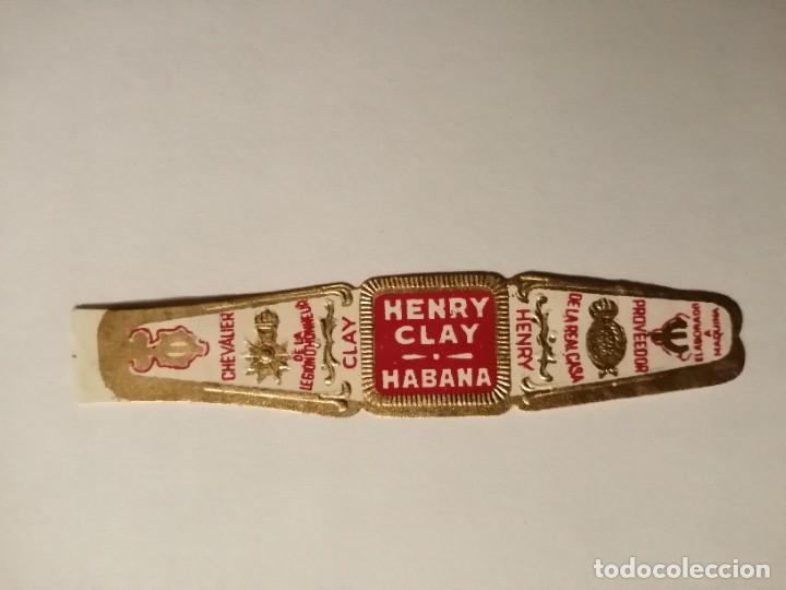 Vitolas de colecci&oacute;n: VITOLA - HENRY CLAY - HABANA - CHEVALIER DE LA LEGI&Oacute;N D&acute;HONNEUR - PROVEEDOR DE LA REAL CASA.