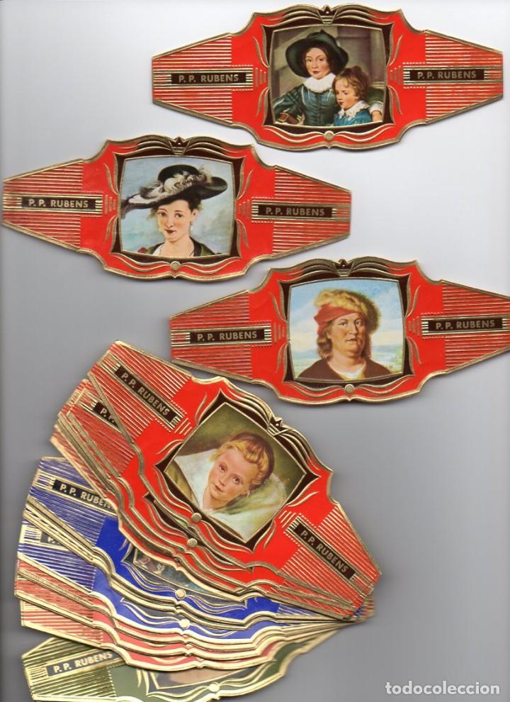 Vitolas de colecci&oacute;n: Vitolas. Serie completa P.P. Rubens - Fragmentos de Rubens. 80 vitolinas.