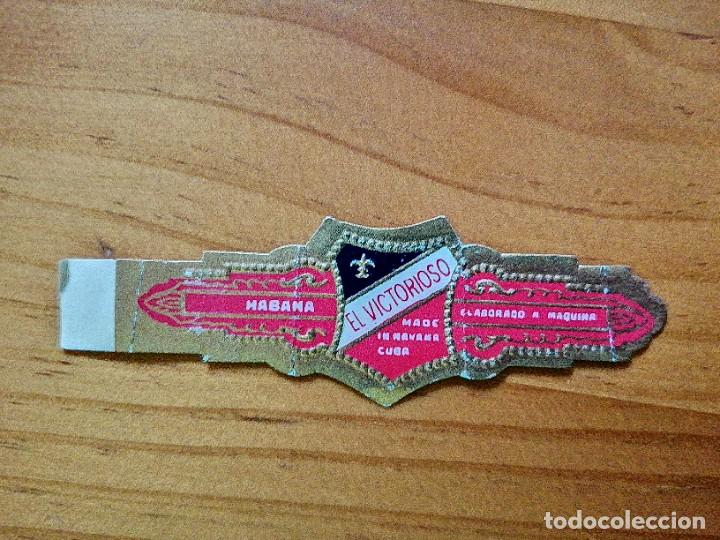 Vitolas de colecci&oacute;n: VITOLA - EL VICTORIOSO - MADE IN HAVANA CUBA - ELABORADO A M&Aacute;QUINA.