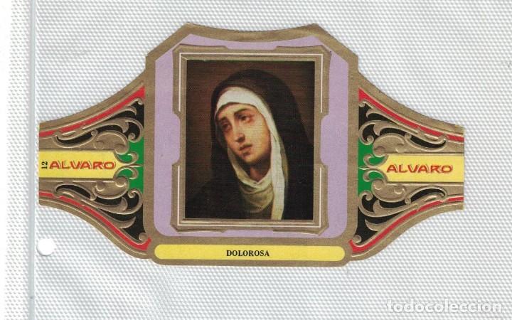 Bagues de cigare de collection: (XV-020) - Vitolas - Alvaro - Cuadros pintores espa&ntilde;oles N&ordm; 12 - DOLOROSA - MURILLO