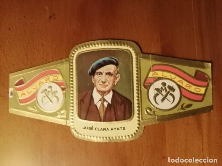 Vitolas de colecci&oacute;n: VITOLA - ALVARO - SERIE: ESCULTORES - JOS&Eacute; CLARA AYATS..