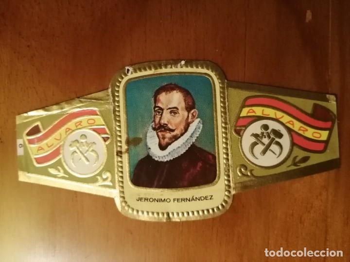 Vitolas de colecci&oacute;n: VITOLA - ALVARO - SERIE: ESCULTORES - JER&Oacute;NIMO FERN&Aacute;NDEZ.