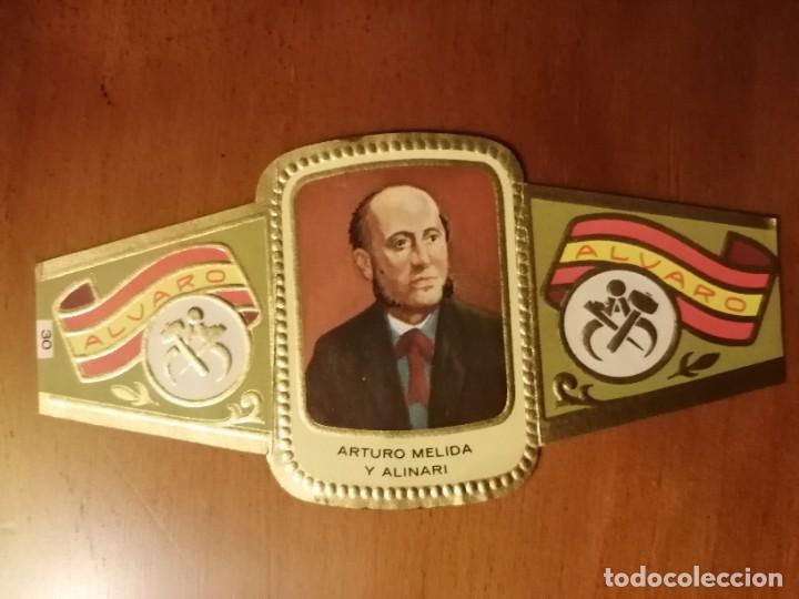 Vitolas de colecci&oacute;n: VITOLA - ALVARO - SERIE: ESCULTORES - ARTURO MELIDA Y ALINARI