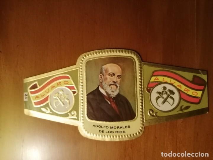 Vitolas de colecci&oacute;n: VITOLA - ALVARO - SERIE: ESCULTORES - ADOLFO MORALES DE LOS RIOS