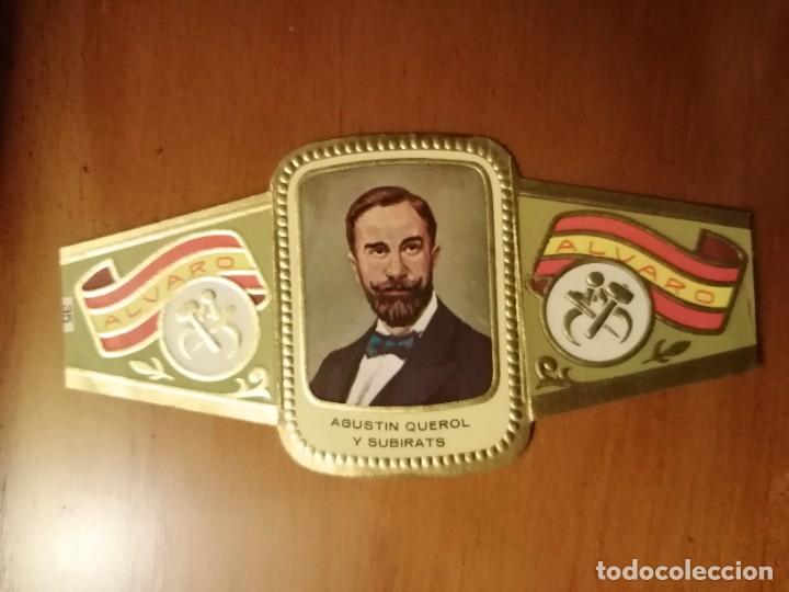 Vitolas de colecci&oacute;n: VITOLA - ALVARO - SERIE: ESCULTORES - AGUSTIN QUEROL Y SUBIRATS