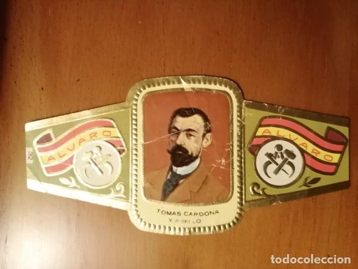 Vitolas de colecci&oacute;n: VITOLA - ALVARO - SERIE: ESCULTORES - TOMAS CARDONA Y ABELLO