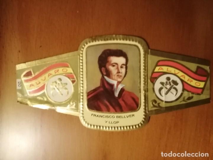 Vitolas de colecci&oacute;n: VITOLA - ALVARO - SERIE: ESCULTORES - FRANCISCO BELLVER Y LLOP