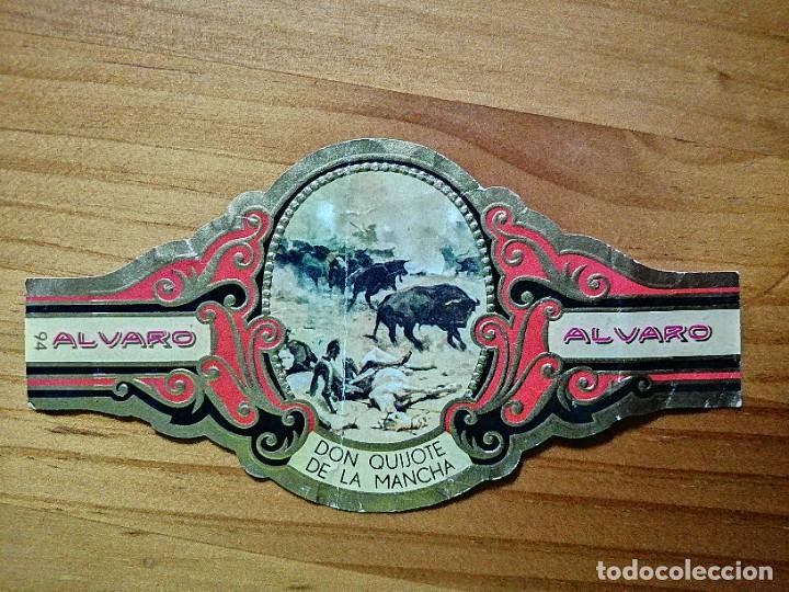 Vitolas de colecci&oacute;n: VITOLA - ALVARO - SERIE: DON QUIJOTE DE LA MARCHA.