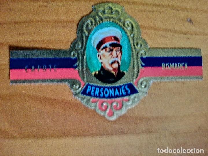 Vitolas de colecci&oacute;n: VITOLA - CAPOTE - COLECCI&Oacute;N: PERSONAJES - SERIE B - N&Uacute;MERO 20 - BISMARK.