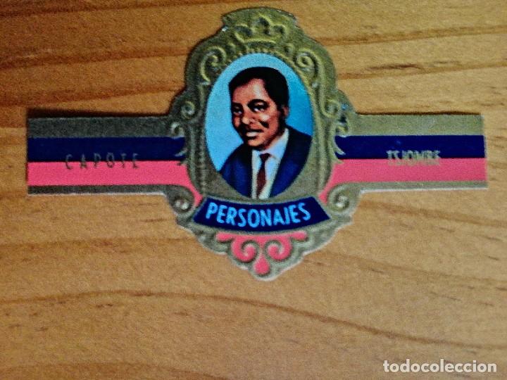 Vitolas de colecci&oacute;n: VITOLA - CAPOTE - COLECCI&Oacute;N: PERSONAJES - SERIE B - N&Uacute;MERO 3 - TSJOMBE.