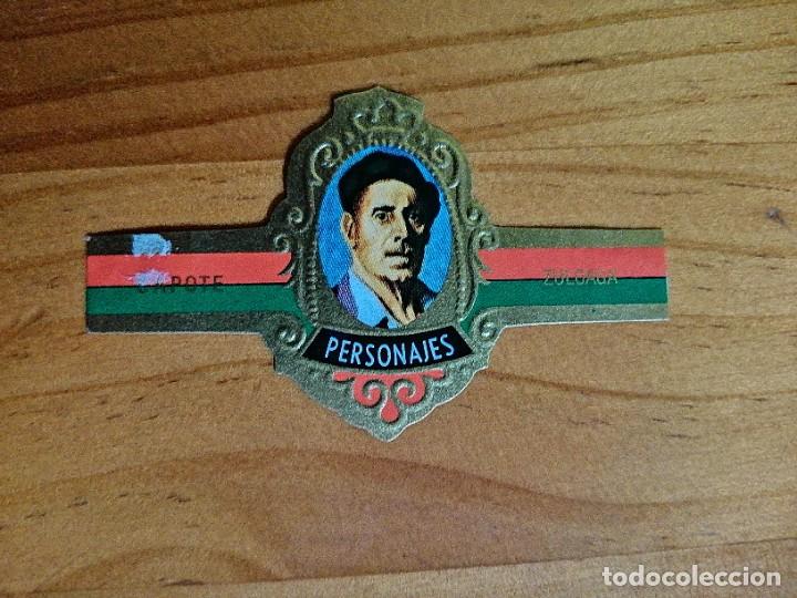 Vitolas de colecci&oacute;n: VITOLA - CAPOTE - COLECCI&Oacute;N: PERSONAJES - SERIE E - N&Uacute;MERO 22 - ZULOAGA.