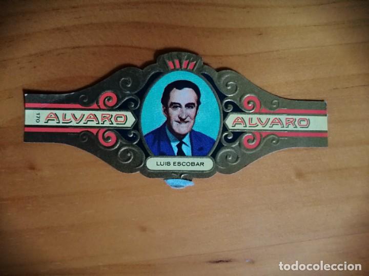 Vitolas de colecci&oacute;n: VITOLA - ALVARO - SERIE: LITERATOS - LUIS ESCOBAR.