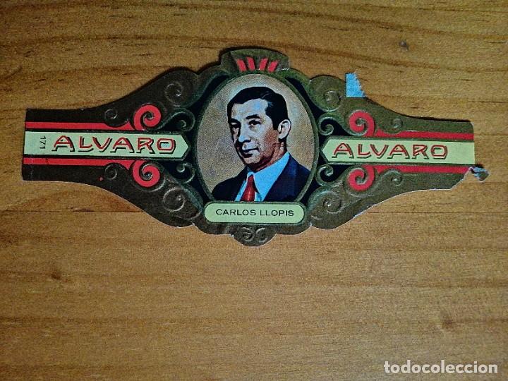 Vitolas de colecci&oacute;n: VITOLA - ALVARO - SERIE: LITERATOS - CARLOS LLOPIS.