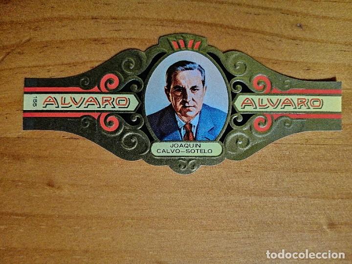 Vitolas de colecci&oacute;n: VITOLA - ALVARO - SERIE: LITERATOS - JOAQUIN CALVO-SOTELO.