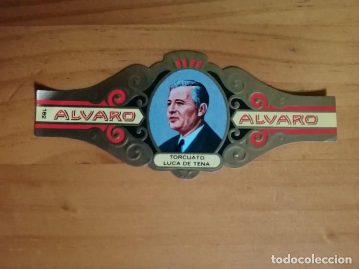 Vitolas de colecci&oacute;n: VITOLA - ALVARO - SERIE: LITERATOS - TORCUATO LUCA DE TENA.