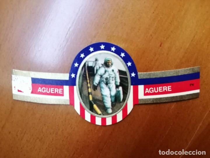 Vitolas de colecci&oacute;n: VITOLA - AGUERE - SERIE: ESPACIO - N&Uacute;MERO 2 - LOS ASTRONAUTAS SE DIRIGEN AL SATURNO.