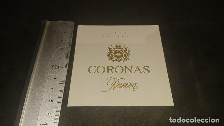 Vitolas de colecci&oacute;n: VITOLA O LITOGRAFIA DE PUROS O CIGARROS - CORONAS RESERVA - , LEER DESCRIPCION