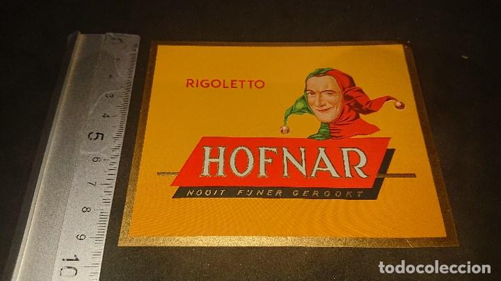 Vitolas de colecci&oacute;n: VITOLA O LITOGRAFIA DE PUROS O CIGARROS - HOFNAR - , LEER DESCRIPCION