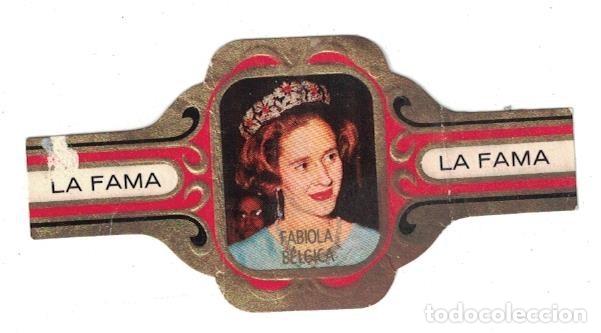 Bagues de cigare de collection: (XV-020) - Vitolas - La Fama - Gobernantes Reales - FABIOLA DE BELGICA