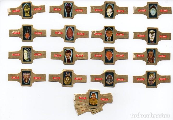 Vitolas de colecci&oacute;n: Vijosefa. Serie completa Alto, M&aacute;scaras, 24 vitolas