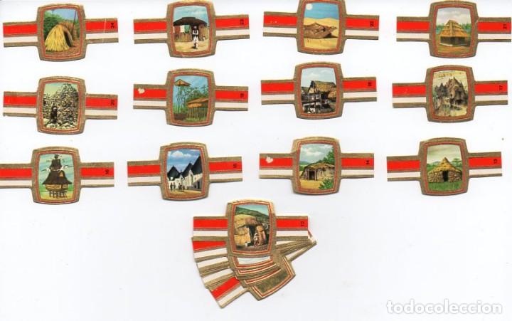 Vitolas de colecci&oacute;n: Vijosefa. Serie completa Alto, Viviendas, f.p. 24 vitolas.