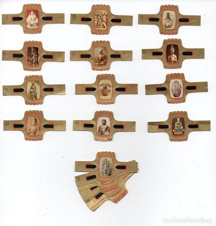 Vitolas de colecci&oacute;n: Vijosefa. Serie completa Alto, Arte Oriental, S.M. 24 vitolas.