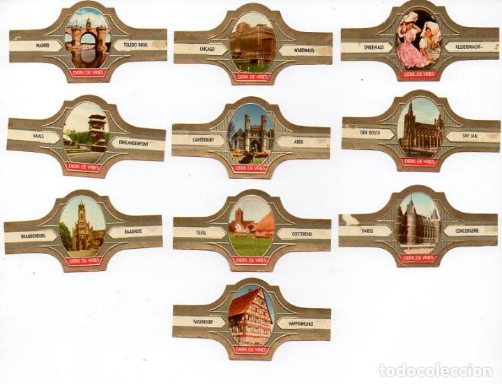 Vitolas de colecci&oacute;n: Vijosefa. Serie Derk de Vries Turismo 154. 10 vitolas