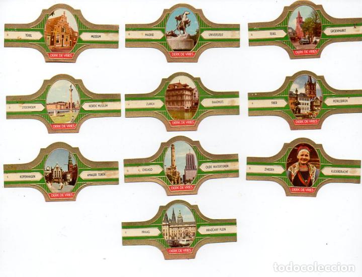 Vitolas de colecci&oacute;n: Vijosefa. Serie Derk de Vries Turismo 163. 10 vitolas