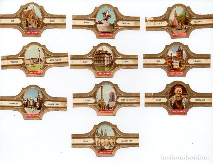Vitolas de colecci&oacute;n: Vijosefa. Serie Derk de Vries Turismo 164. 10 vitolas