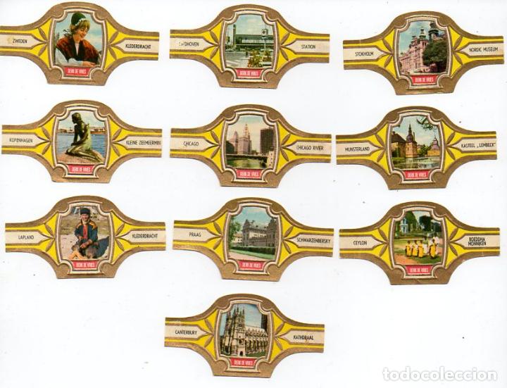 Vitolas de colecci&oacute;n: Vijosefa. Serie Derk de Vries Turismo 172. 10 vitolas