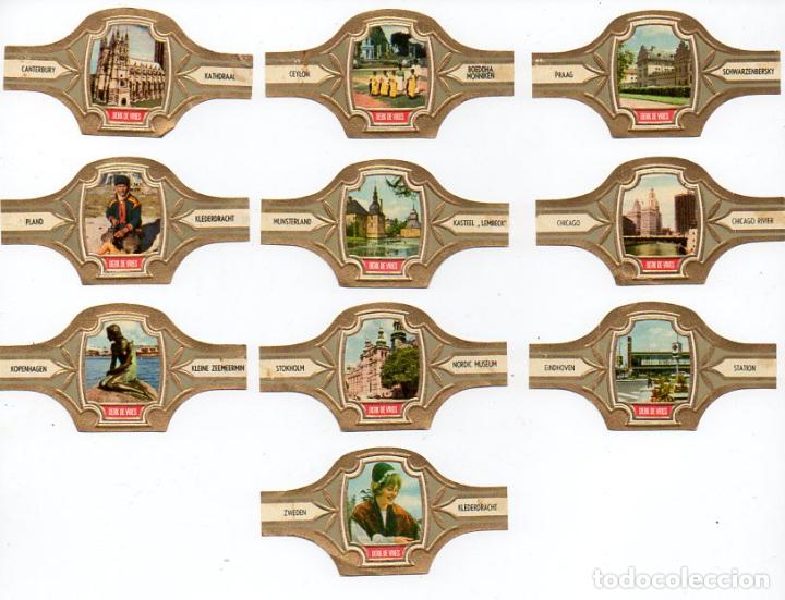 Vitolas de colecci&oacute;n: Vijosefa. Serie Derk de Vries Turismo 173. 10 vitolas