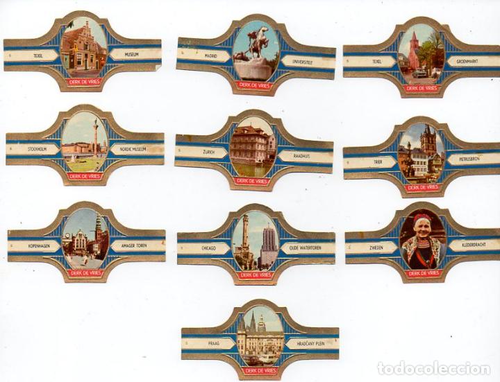 Vitolas de colecci&oacute;n: Vijosefa. Serie Derk de Vries Turismo 165. 10 vitolas