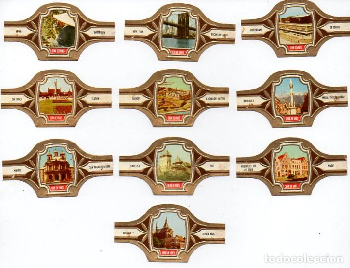 Vitolas de colecci&oacute;n: Vijosefa. Serie Derk de Vries Turismo 181. 10 vitolas