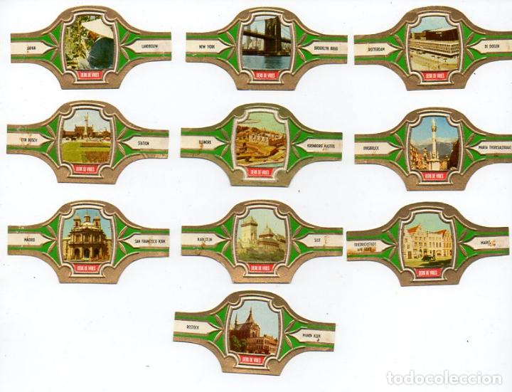 Vitolas de colecci&oacute;n: Vijosefa. Serie Derk de Vries Turismo 180. 10 vitolas