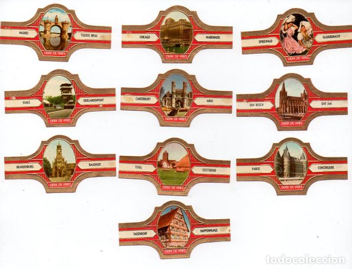 Vitolas de colecci&oacute;n: Vijosefa. Serie Derk de Vries Turismo 156. 10 vitolas